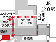 JR渋谷駅西口から徒歩2分と駅近でアクセス抜群。